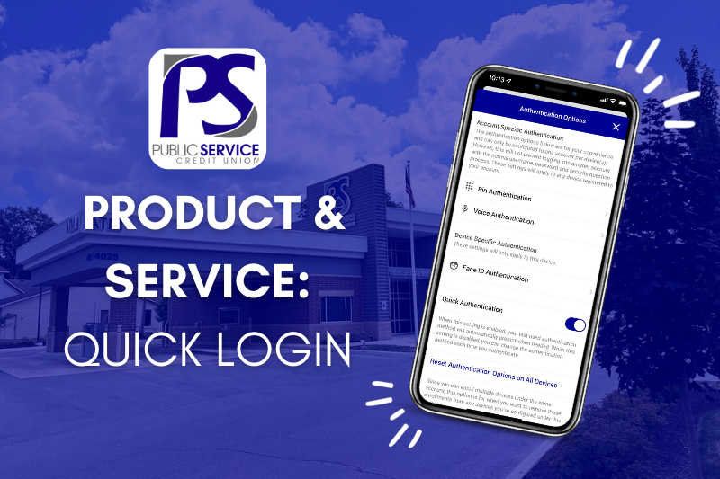 PSCU - Product & Service: Quick Login