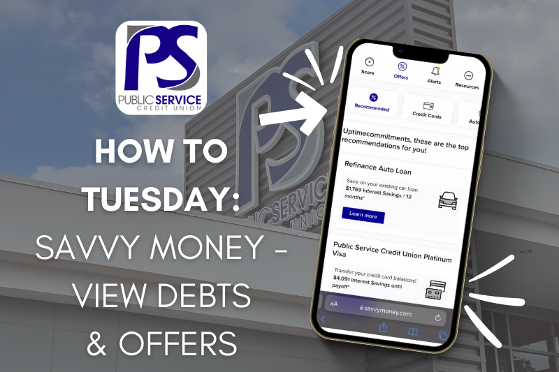 How to Tuesday: Savvy Money - Views Debts & Offers