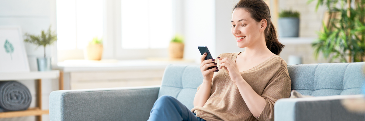 woman on phone